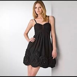 BCBGMaxazria Spaghetti Strap Whimsical Dress